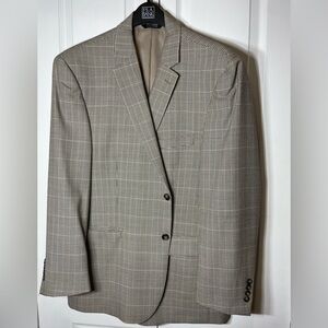 Men's Classic Black and Brown Houndstooth Blazer